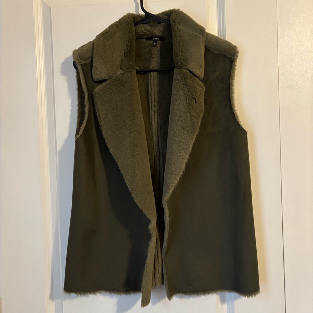 DREW Faux Fur Vest